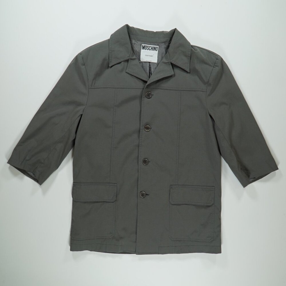 Moschino coutrue Olive Green Oversize jacket